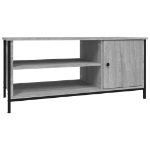 Mobile Porta TV Grigio Sonoma 100x40x45 cm in Legno Multistrato