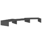 Supporto per Monitor Grigio 80x24x10,5cm Legno Massello di Pino