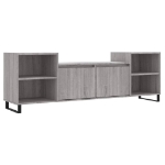 Mobile TV Grigio Sonoma 160x35x55 cm in Legno Multistrato