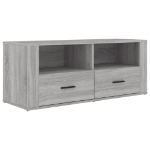 Mobile TV Grigio Sonoma 100x35x40 cm in Legno Multistrato