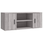 Mobile TV Grigio Sonoma 100x35x40 cm in Legno Multistrato