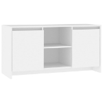 Mobile Porta TV Bianco 102x37,5x52,5 cm in Truciolato