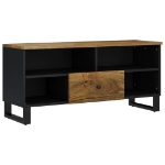 Mobile TV 100x33x46cm Legno Massello Mango e Legno Multistrato