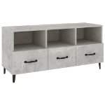 Mobile Porta TV Grigio Cemento 102x35x50 cm Legno Multistrato