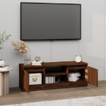 Mobile Porta TV con Anta Rovere Marrone 102x30x36 cm