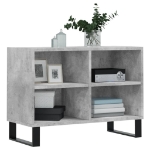 Mobile Porta TV Grigio Cemento 69,5x30x50 cm Legno Multistrato