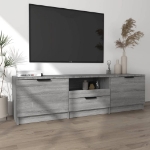 Mobile TV Grigio Sonoma 140x35x40 cm in Legno Ingegnerizzato