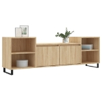 Mobile Porta TV Rovere Sonoma 160x35x55 cm Legno Multistrato