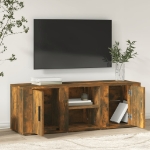 Mobile TV Rovere Fumo 100x31,5x35 cm in Legno Multistrato