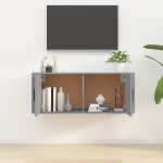 Mobile Porta TV a Parete grigio sonoma 100x34,5x40 cm