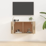 Mobile Porta TV a Parete rovere sonoma 80x34,5x40 cm