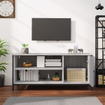 Mobile Porta TV Grigio Sonoma 100x40x45 cm in Legno Multistrato