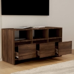 Mobile Porta TV Marrone Rovere 102x37,5x52,5 cm in Truciolato