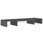 Supporto per Monitor Grigio 80x24x10,5cm Legno Massello di Pino