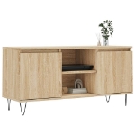 Mobile Porta TV Rovere Sonoma 104x35x50 cm in Legno Multistrato