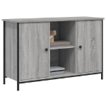 Mobile TV Grigio Sonoma 100x35x65 cm in Legno Multistrato