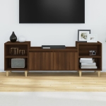 Mobile TV Rovere Marrone 160x35x55 cm in Legno Multistrato