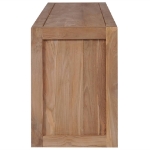 Mobile Porta TV in Teak con Finitura Naturale 120x30x40cm