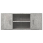 Mobile per TV Grigio Cemento 100x35x40 cm Legno Multistrato