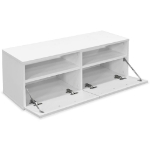 Mobile Porta TV in Legno Multistrato 95x35x36 cm Bianco