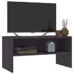 Mobile Porta TV Grigio 80x40x40 cm in Legno Multistrato