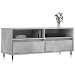 Mobile per TV Grigio Cemento 100x34,5x44,5 cm Legno Multistrato