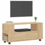 Mobile TV Rovere Sonoma 102x34,5x43 cm in Legno Multistrato