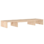 Supporto per Monitor 80x24x10,5 cm in Legno Massello di Pino