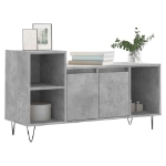 Mobile per TV Grigio Cemento 100x35x55 cm Legno Multistrato