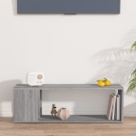 Mobile TV Grigio Sonoma 100x24x32 cm in Legno Multistrato