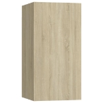 Mobili TV 2pz Rovere Sonoma 30,5x30x60 cm in Legno Multistrato