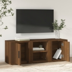 Mobile TV Rovere Marrone 100x31,5x35 cm in Legno Multistrato