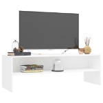 Mobile Porta TV Bianco 120x40x40 cm in Legno Multistrato