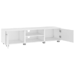 Mobile Porta TV Bianco 140x40x35 cm Legno Multistrato