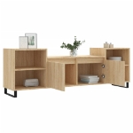 Mobile Porta TV Rovere Sonoma 160x35x55 cm Legno Multistrato