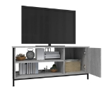 Mobile Porta TV Grigio Sonoma 100x40x45 cm in Legno Multistrato