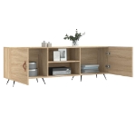 Mobile Porta TV Rovere Sonoma 150x30x50 cm in Legno Multistrato