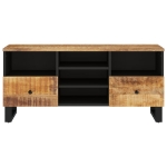 Mobile TV 100x33x46cm Legno Massello Mango e Legno Multistrato