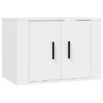 Set Mobili Porta TV 3 pz Bianco in Legno Multistrato