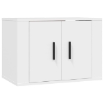 Set Mobili Porta TV 3 pz Bianco in Legno Multistrato