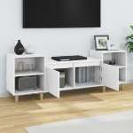 Mobile Porta TV Bianco 160x35x55 cm in Legno Multistrato