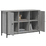 Mobile TV Grigio Sonoma 100x35x65 cm in Legno Multistrato