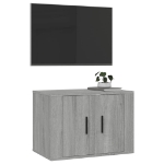 Mobile Porta TV a Parete Grigio Sonoma 57x34,5x40 cm