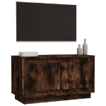 Mobile Porta TV Rovere Fumo 80x35x45 cm in Legno Multistrato