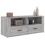 Mobile TV Grigio Sonoma 100x35x40 cm in Legno Multistrato