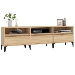 Mobile Porta TV Rovere Sonoma 150x30x44,5 cm Legno Multistrato