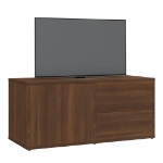 Mobile Porta TV Rovere Marrone 80x34x36 cm in Legno Multistrato