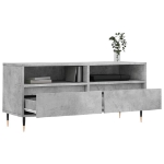 Mobile per TV Grigio Cemento 100x34,5x44,5 cm Legno Multistrato