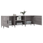 Mobile Porta TV Grigio Sonoma 150x30x50 cm in Legno Multistrato