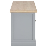 Mobile Porta TV Grigio 90x30x40 cm in Legno